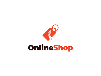 OnlineShop logo concept brand branding design graphic design illustration logo motion graphics ui ux vector