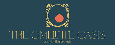 The Omelette Oasis 3d branding design graphic design illustration logo typography