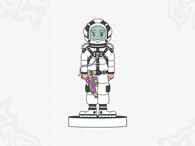 Gen Boys Astronaut astronaut character design character vector design flat design graphic design human face illustration person vector vector design