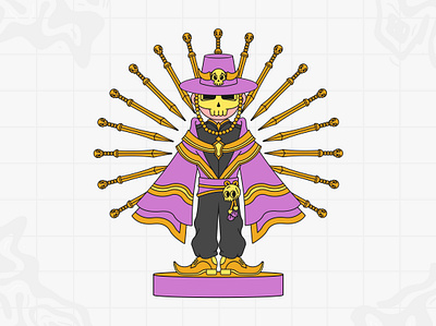 Gen Boys Dagger Witch character design character vector dagger dagger witch design flat design graphic design human face illustration witch