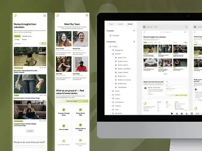 Helpmate - Framer template fore volunteer organizations 404 blog cms codedcomponent framer responsive template volunteer