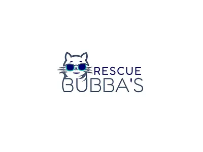 Cat Rescue branding illustration logo