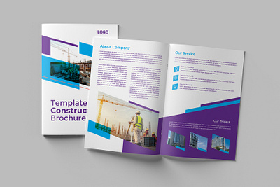 Corporate construction brochure brochure
