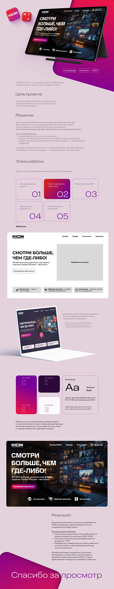 KION от МТС 3d branding graphic design ui uxui