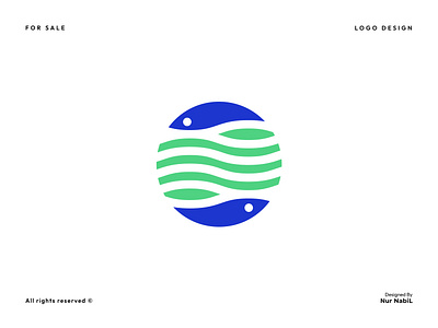 Fish +Sea Logo For Sale branding creative logo design fish icon fish logo fish logo design fish mark fishes logo graphic design illustration logo logo design logo fish minimal logo modern logo sea fish seafish logo seafood logo