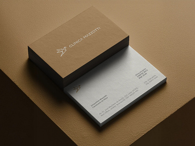 Clinica Mazzotti Identity branding business card corporate design download identity logo mockup mockups psd template typography