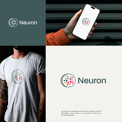 Neuron – Intelligent Design for the Future of Connectivity brandidentity branding business logo graphic design illustrator logo logo design minimal photoshop tech