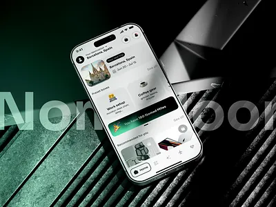 Nomadoor - E-commerce Mobile app for Digital Nomads app app design dashboard design digital nomads e commerce home minimalism minimalistic mobile app mobile app design product card rental retail shop trending ui ux
