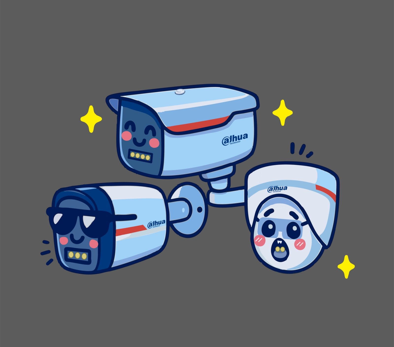 CCTV DAHUA CARTOON FULL-COLOR PRO cctv branding