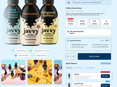 Javvy Landing Page clean design creative landing page minimalist ui ux