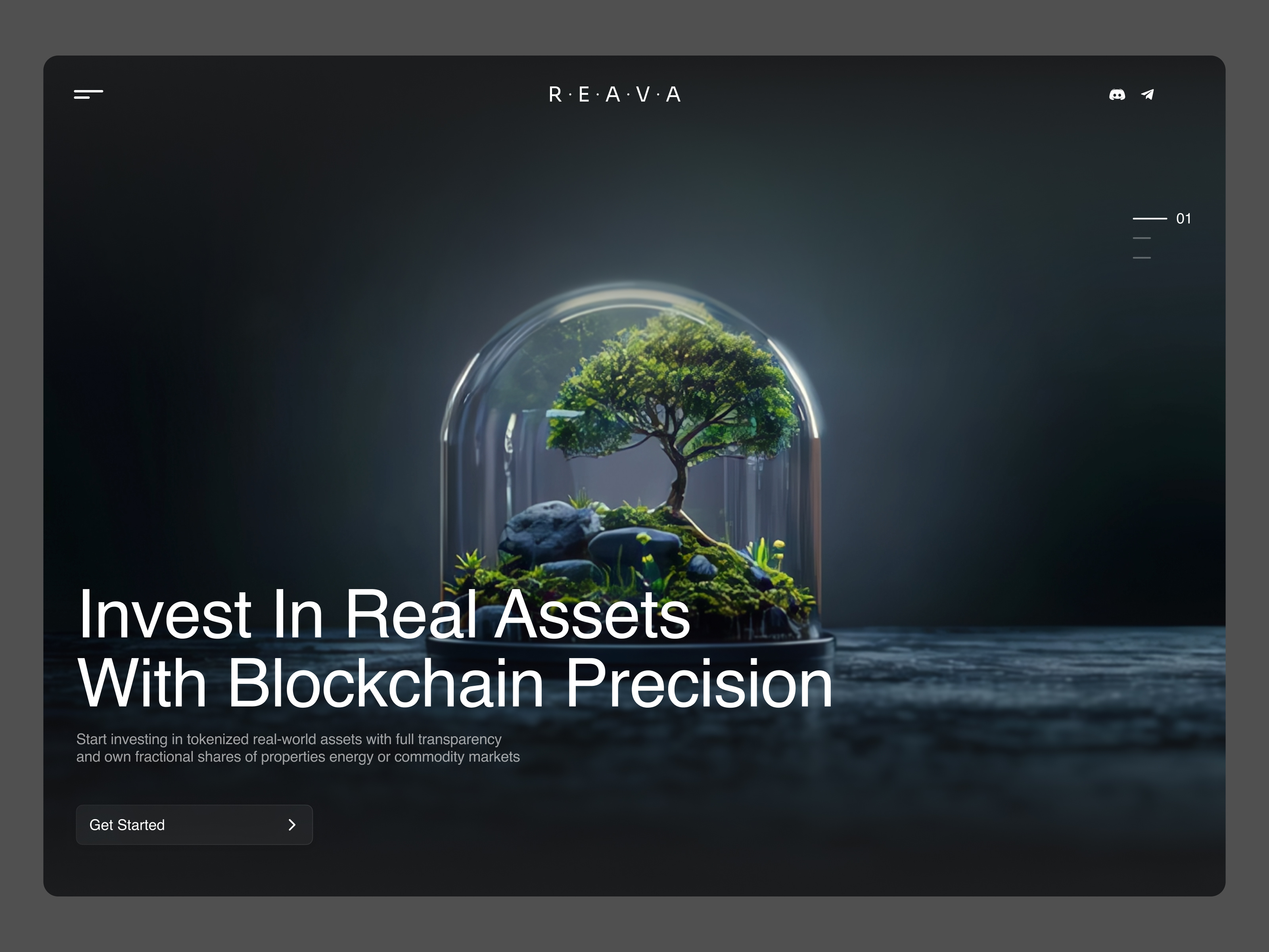 Tokenized Real Assets Platform 🌍 | Web3 Investment Experience 3d 3dwebsite blockchain crypto cryptodashboard cryptodesign dapp defi fintech fintechui framer gamefi igaming invest landingpage saas uiux web3 web3ux webflow