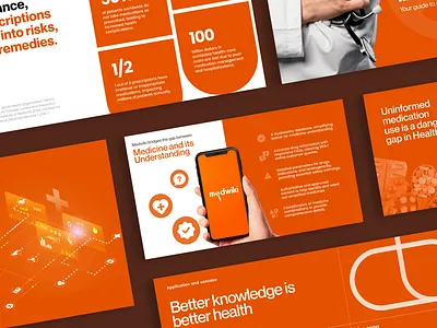 Product Presentation for a Healthcare Platform graphic design