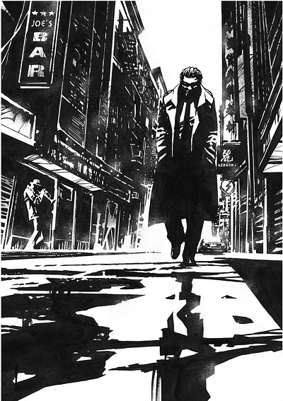 Danijel Žeželj: homage to Jose Muñoz art books comic artist comics conceptual illustration danijel zezelj editorial illustration fine art graphic novel illustration illustrationart illustrationartist illustrationzone illustrator ink inkdrawing inkpainting jose muñoz
