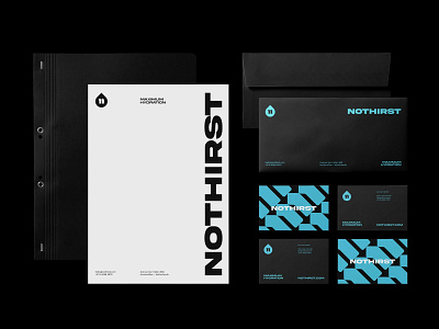 No Thirst Branding branding business card corporate design download flag freebie identity logo mockup mockups psd template typography
