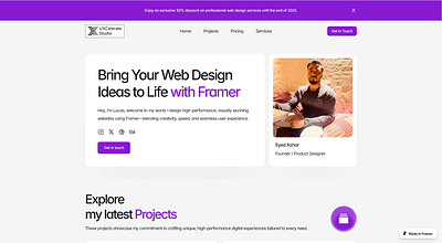 UXcelerateStudio - Portfolio Launch