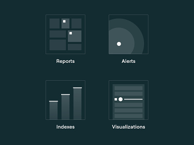 Visual assets for data-driven product alerts assets brand identity data design digital icons illustration index product reports vector visualization website