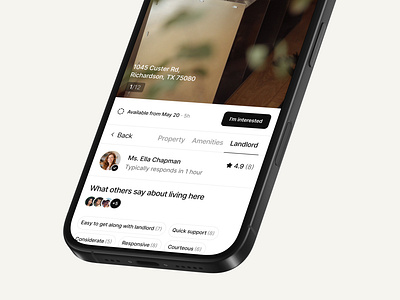 ResidentScore UI — Empowering renters to share with confidence