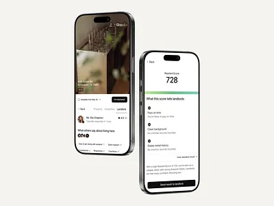 ResidentScore UI — Empowering renters to share with confidence