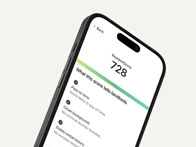 A mobile-first interface that helps renters review and understan