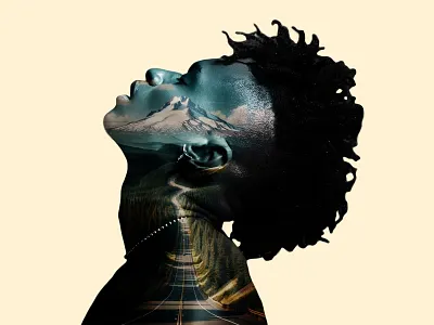 Photoshop Double Exposure Magic – Where Portrait Meets Landscape artdirection artistoninstagram conceptualdesign creativeportrait creativityunleashed digitalart doubleexposure dribbbleweeklywarmup graphicdesign photoedit photoshopart photoshopmanipulation surrealism visualidentity visualstorytelling