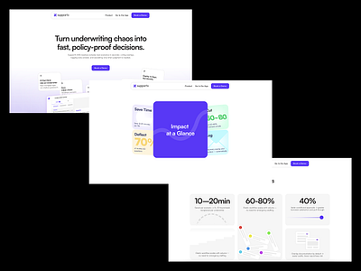 SupportX Website - Framer Saas AI Website ai framer landing page mobile saas ui design web website