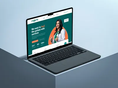 Medivity – Healthcare Landing Page appointmentui cleanui clinicwebsite designsystem doctorbooking figmadesign healthcareapp healthcareui healthtech hospitalui landingpage medicalwebsite moderndesign patientportal responsivedesign servicedesign telemedicine uiux uxdesign webdesign