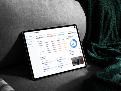 💳 Finance Dashboard – Expense & Savings Tracker UI budgetingapp dashboarddesign datavisualization dribbble financeapp fintech ui uidesign ux
