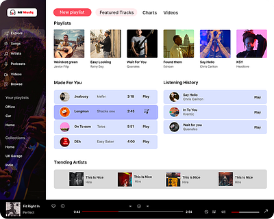 Music app app branding design graphic design illustration logo typography ui ux vector