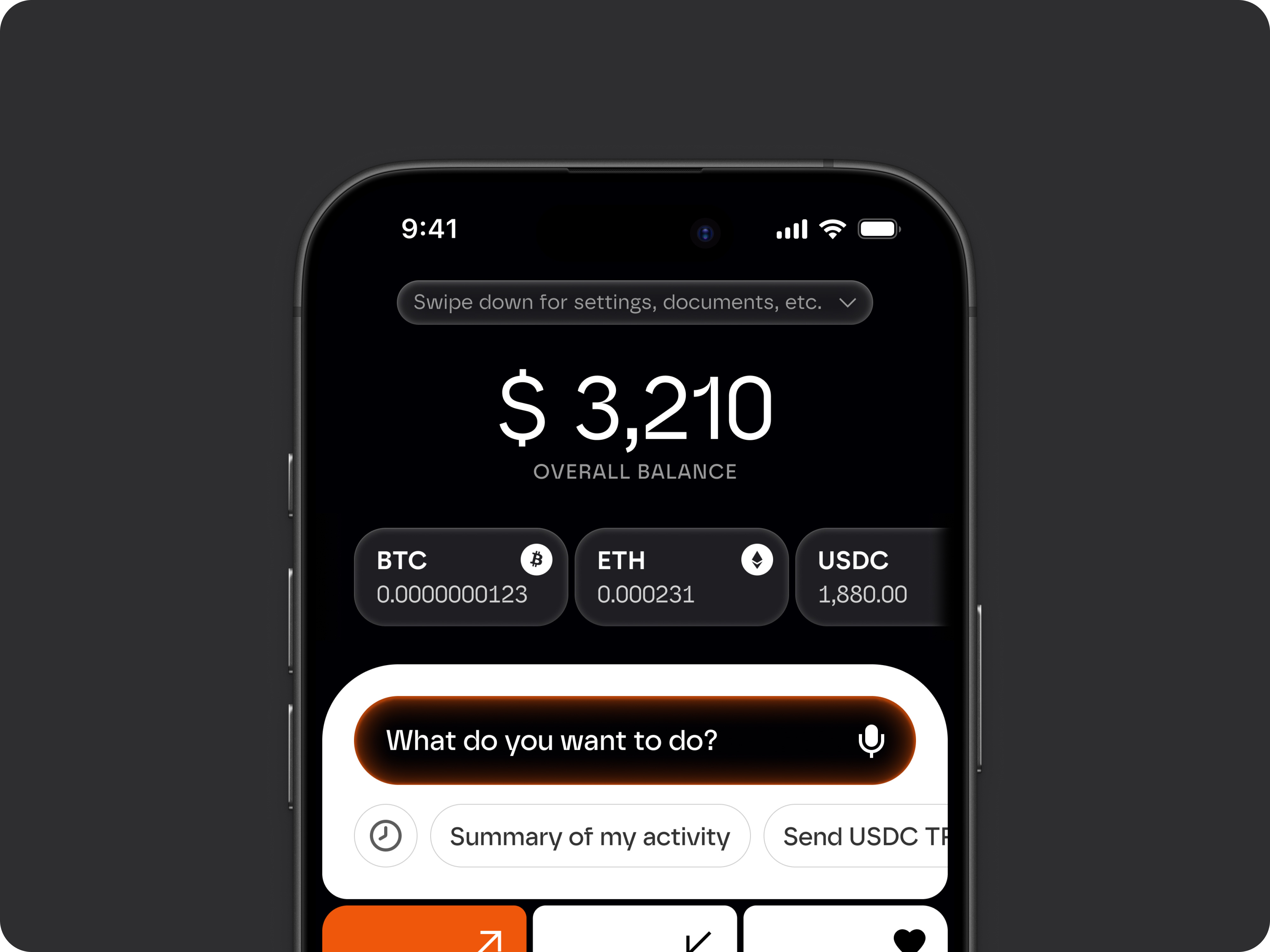 AI Mobile crypto wallet design concept app banking crypto figma mobile app neobanking product design ui uiux ux