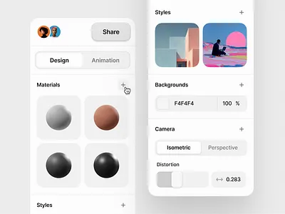 Sidebar – Brainwave 2.0 clean minimal sidebar ui design