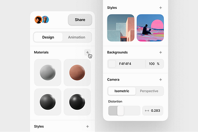 Sidebar – Brainwave 2.0 clean minimal sidebar ui design