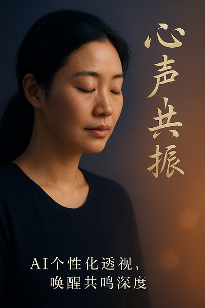 心声共振 Resonance of Hearts - Business Poster in Chinese branding business poster chinese market chinese posters graphic design poster visual impact