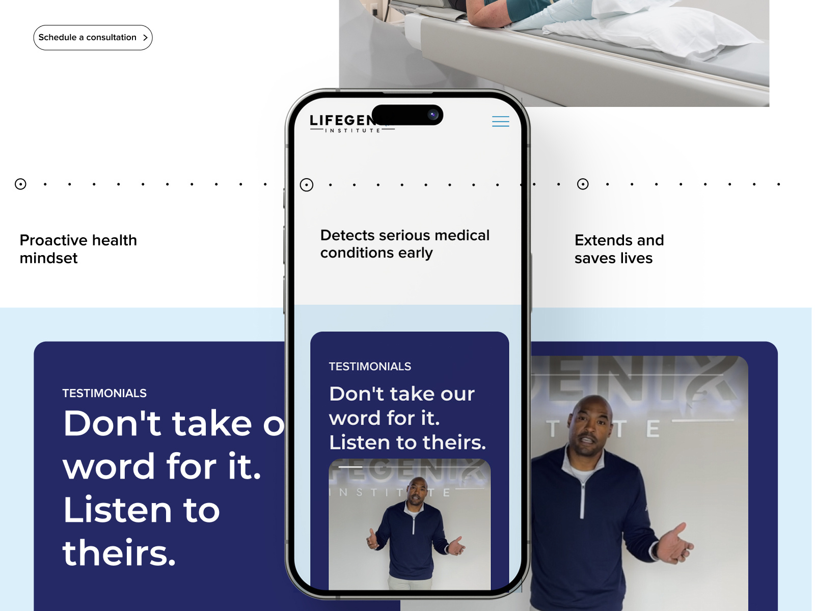 Example of Website For Orthopedic & Pain Clinics