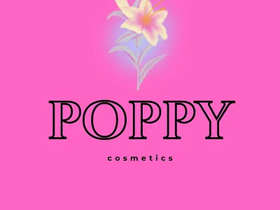 POPPY LOGO branding graphic design logo typography