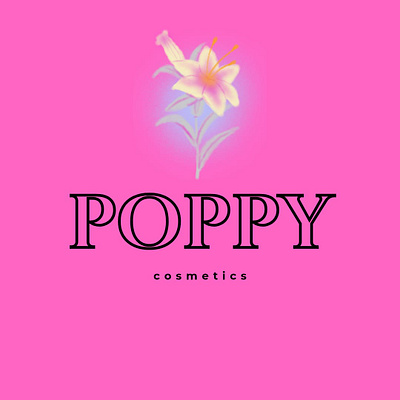 POPPY LOGO branding graphic design logo typography