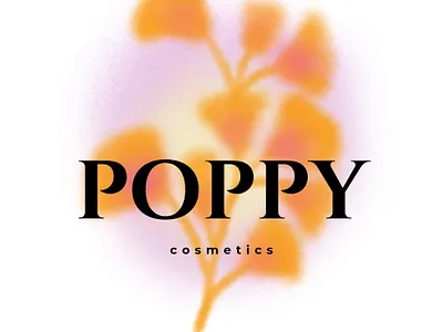 POPPY LOGO branding graphic design logo typography