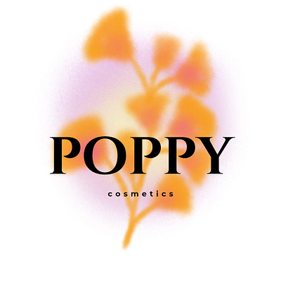 POPPY LOGO branding graphic design logo typography