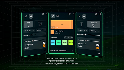 Pixelation - Visual Perfectionists Toolkit color picker customize designer developer graphic design layout measure microsoft pixel protractor ruler ui ui design ux windows