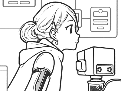 Robot Girl designs, themes, templates and downloadable graphic elements on  Dribbble