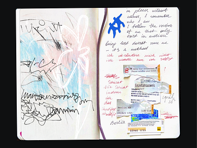 berlin notes abstract art design drawing graphic design painting scketchbook ui