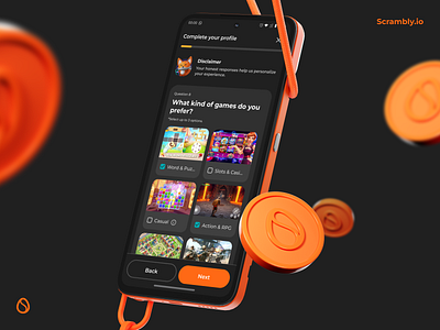 Scrambly – Marketing Mobile App for Gaming app b2b saas creative mobile app digital marketing digital marketing website game app game dashboard game ui gaming website marketing website mobile app mobile app design mobile app ui mobile game ui modern app ui saas dashboard saas mobile app saas website web app