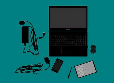 My Tools device graphic design illustration inkscape laptop tools vector