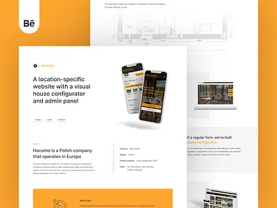 Hocomo Behance Case Study behance case study design real estate teacode ui ux web app web design