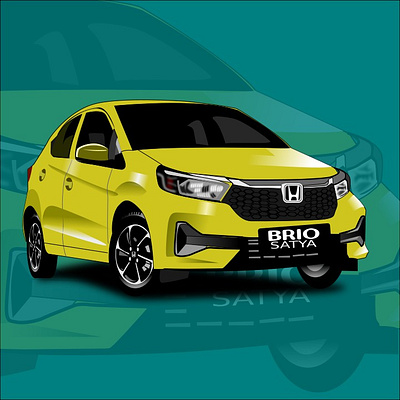 Brio Car brio car graphic design illustration inkscape vector