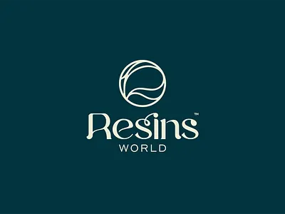 Resins World branding graphic design logo ui