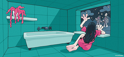 Where am I? art branding cartoon comics digital art illustration photoshop raster graphics