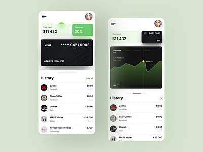 Bank App UX UI app bank branding design finance minimal mobile ui ux ux ui