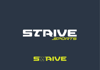 STRIVE SPORTS branding graphic design logo ui