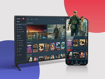 OTT Platform UI Design | Entertainment App 🎥 app app design app development app like netflix broadcast entertainment imbd mobile mobile app movie app ott platform platform streaming media streaming service tv app ui design ux design video app video on demand