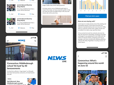 News Live – Smarter Updates in Real Time appdesign branding creativedesign design figma illustration moderndesign prototype ui ux